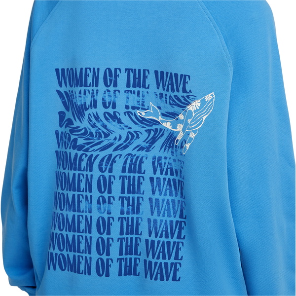 2026 O'Neill Womens Women Of The Wave Hoodie 1750126 - Blue Booth